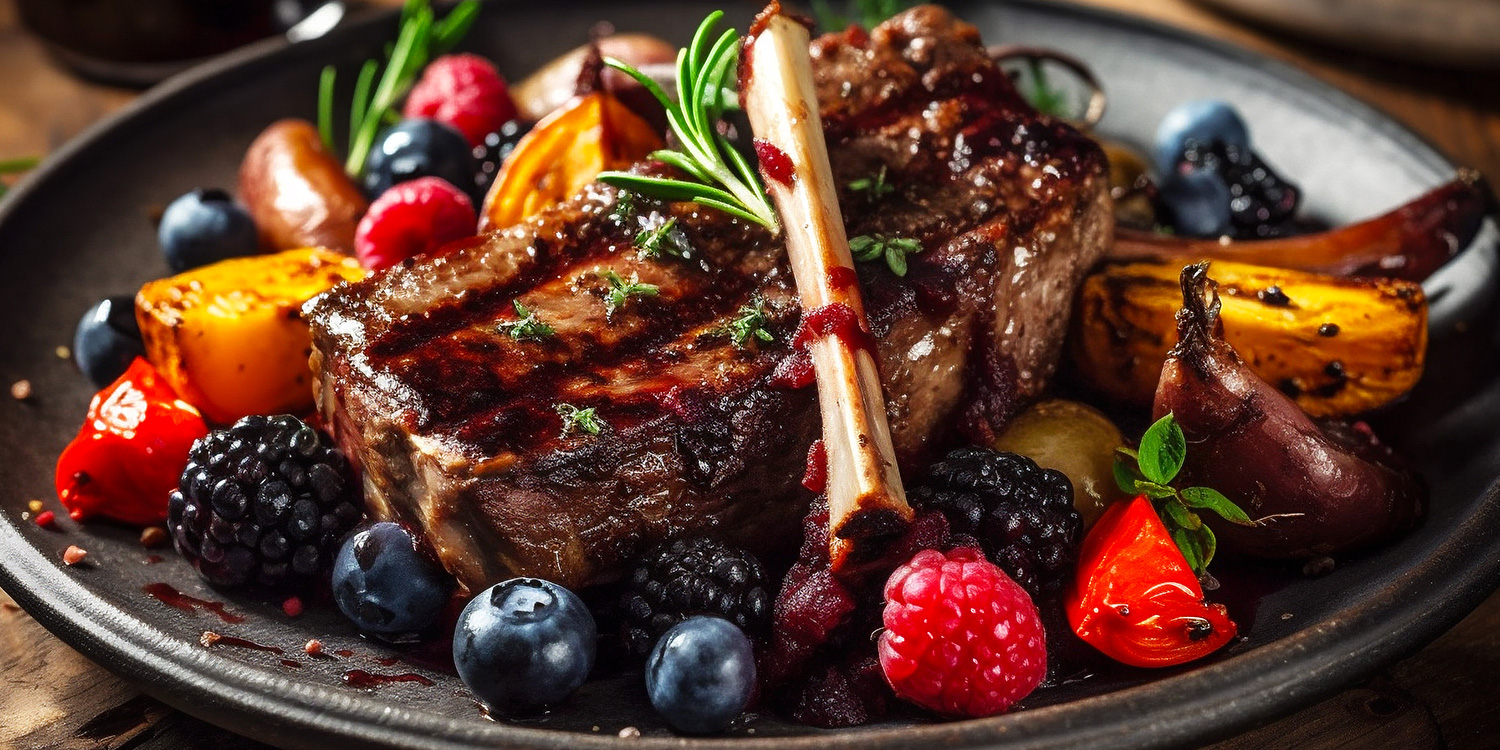 Italian venison ribs