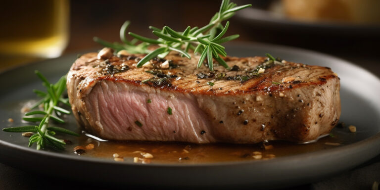 Venison Tenderloin with Blueberry Sauce