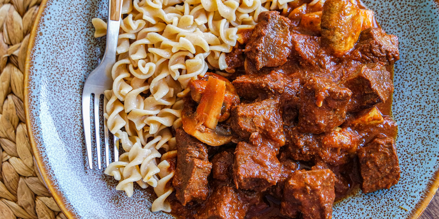 Hearty Hungarian-style Venison Goulash Stew