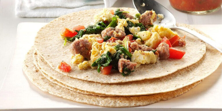 Sausage-Egg Burritos